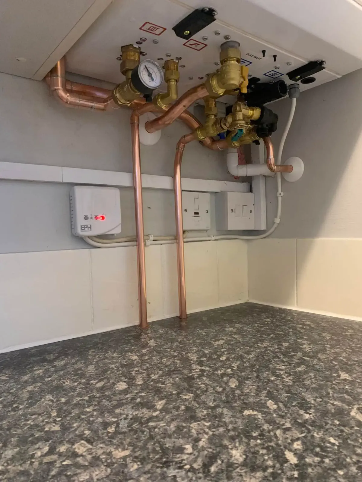 Recent Two Tone Plumbing Work